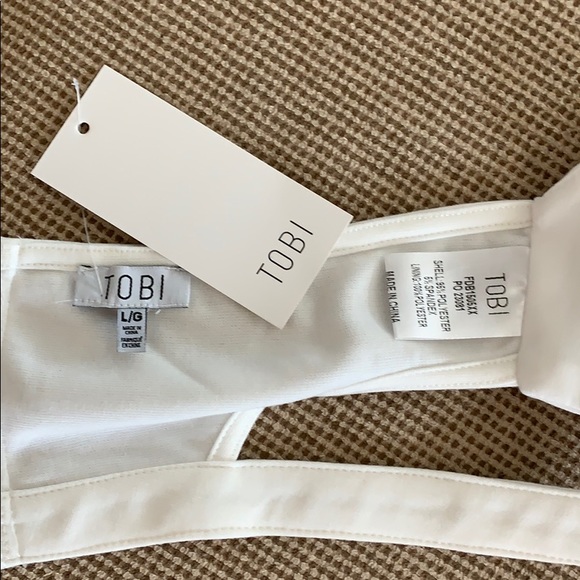 NWT TOBI 2 PIECE  CROP TOP & SHORT SKIRT SET - Picture 8 of 8